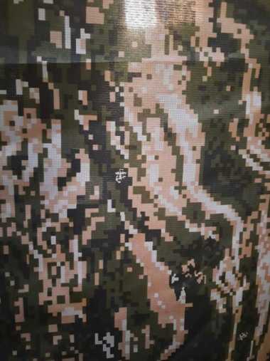 Bahan Kain loreng KOREA Marine cops KOREA DIGITAL HIJAU