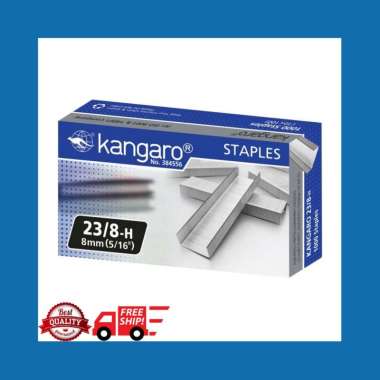 ISI STAPLES KANGARO 23/8. 23/10. 23/13. 23/15. 23/17. 23/20. 20/24 - Isi Staples Jilid perkotak 23/8