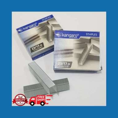 ISI STAPLES KANGARO 23/8. 23/10. 23/13. 23/15. 23/17. 23/20. 20/24 - Isi Staples Jilid perkotak 23/1