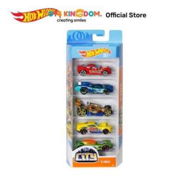 Hot Wheels Set Miniatur Mobil Police Pursuit