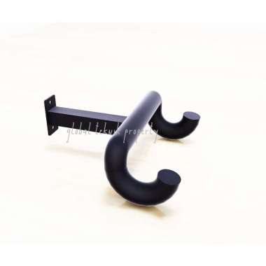 gantungan sepeda dinding dengan pelindung busa tebal putih