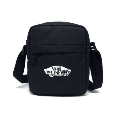 Sling Bag Mini Tas Selempang Pria/Wanita Hitam vans otw