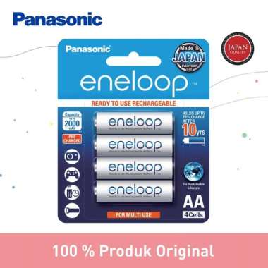 Panasonic Eneloop Baterai Rechargeable AA 4pc Battery Rechargeable A2