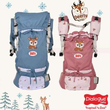 Dialogue Baby Gendongan SSC M-Shape Deerly Series SSC Deerly Pink