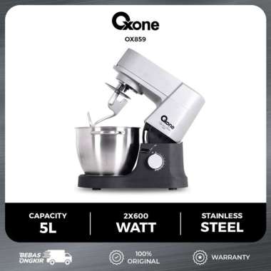 OXONE Stand Mixer Roti Kue 5 Liter Stainless Steel OX859 OX-859 OXONE