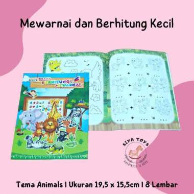 Buku Mewarnai Anak Kiky Buku Latihan Mewarnai Untuk Anak Buku Mewarnai Dan Berhitung Anak Buku Latih