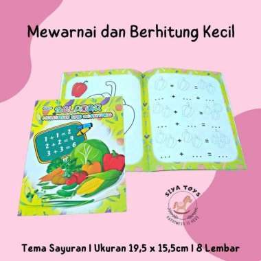 Buku Mewarnai Anak Kiky Buku Latihan Mewarnai Untuk Anak Buku Mewarnai Dan Berhitung Anak Buku Latih