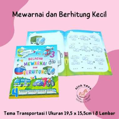 Buku Mewarnai Anak Kiky Buku Latihan Mewarnai Untuk Anak Buku Mewarnai Dan Berhitung Anak Buku Latih