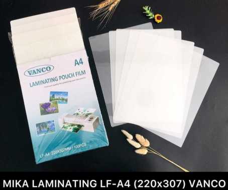 Vanco Laminating Pouch Film / Mika Laminating Isi 100 Ukuran A4 (1 Pack)