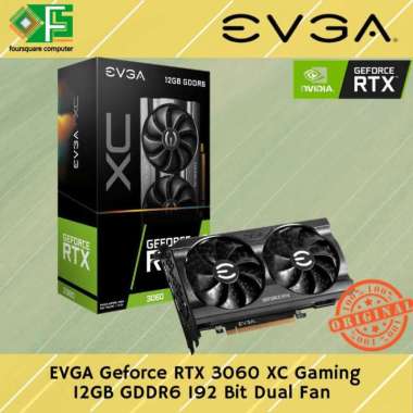 VGA EVGA Geforce RTX 3060 XC Gaming 12GB GDDR6 192 Bit Dual Fan Resmi