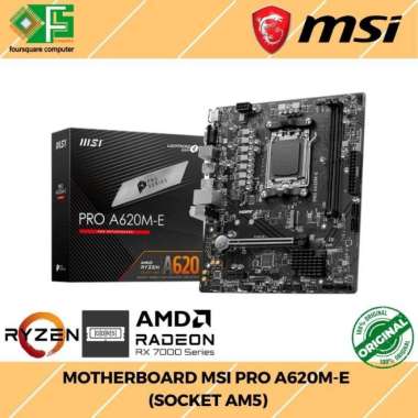 MOTHERBOARD MSI PRO A620M-E SOCKET AM5
