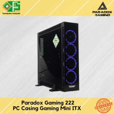 Paradox Gaming 222 PC Casing Komputer Mini ITX | Case CPU ITX