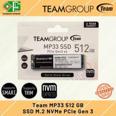 Team MP33 SSD NVMe M.2 / M2 512 GB - NVMe 512GB