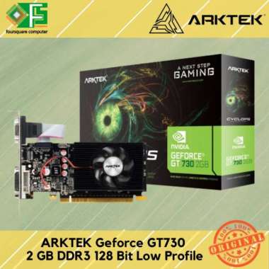 VGA ARKTEK Geforce GT730 2Gb DDR3 128-Bit Low Profile | VGA 2 GB LP