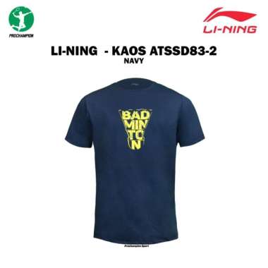 Kaos Jersey Badminton Lining ATSSD83 T Shirt ATSSD83 - Navy S