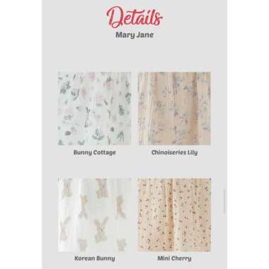 Harlow Kids Mary Jane Dress Anak Perempuan M Mini Cherry Choco