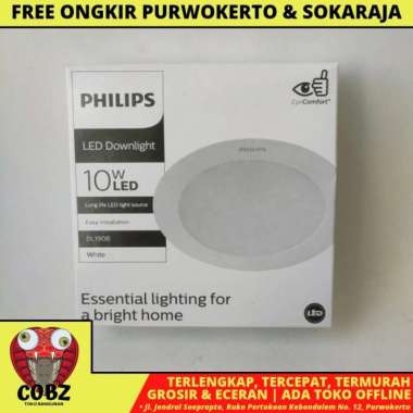 10 WATT / PHILIPS LAMPU LED DOWNLIGHT ERIDANI INLITE POTENS PLAFON
