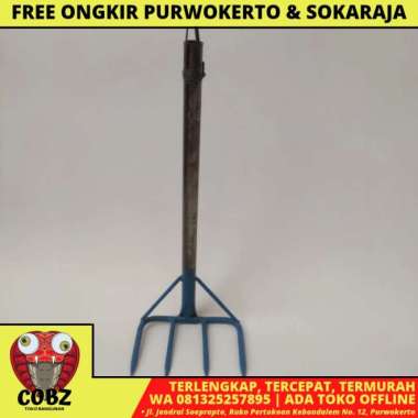 40 CM / NM Cakar Sampah Pacul Garpu Garuk Tanah Got Kecil