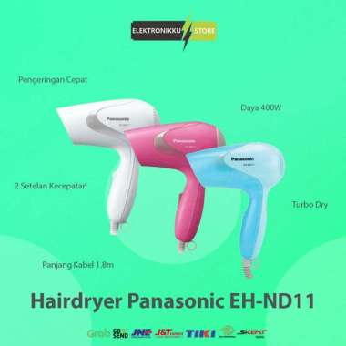 100% Produk Ori Hairdryer Panasonic Eh-Nd11 | Hair Dryer Alat Pengering Rambut Multicolor