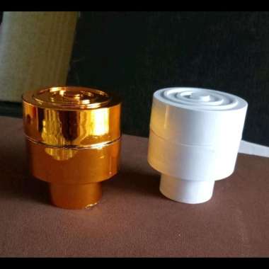 Tutup Mini Tiang Gorden Batang Rel Gorden Minimalis Mini Gold