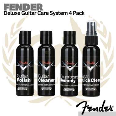 Fender Custom Shop Deluxe Guitar Care System, 4 Pack - Pembersih Gitar