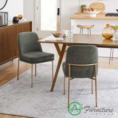 Kursi Makan Jane Kaki Stainless