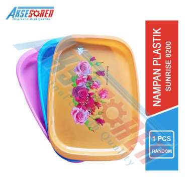 Aksesoren Nampan Plastik Saji [Sunrise 8200]/ Tampah Papan Alas Saji / Makanan Minuman / Perlengkapa