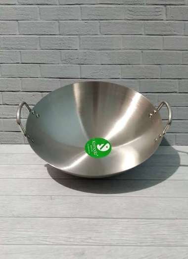 KOMODO KUALI JUMBO 36 CM WAJAN PENGGORENGAN STAINLESS TEBAL PUAS ORIGINAL RESMI!