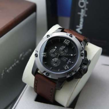 Jam Tangan Pria Alexandre Christie AC 6295 Limited Edition Leather Original Garansi Resmi 1 Tahun BL