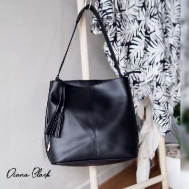 ZS Diana Totebag - Tweelyforbag - Tas Selempang Wanita - Tas Wanita Black