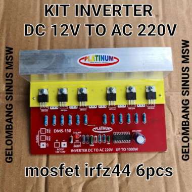 KIT PCB INVERTER DC 12V 24V TO AC 220V 12 24 220 V VOLT AC DC INVERTER