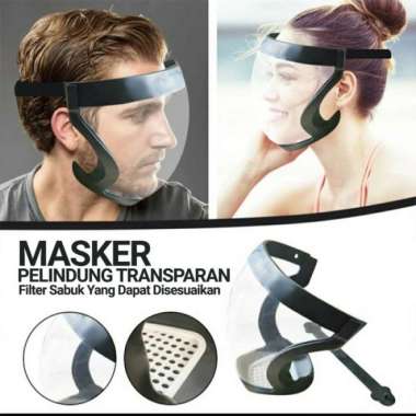 FACE SHIELD AKRILIK FULL FACE ANTI FOG ALAT PELINDUNG WAJAH MASK WEAR