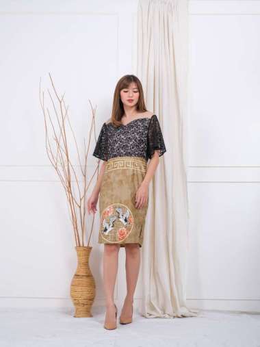 EF115 DRESS SABRINA MURAH/PARTY DRESS/DRESS SABRINA PESTA/GAUN PARTY/GAUN PESTA//EFREMI9 YBL GOLD