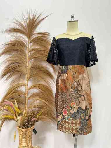 EF115 DRESS SABRINA MURAH/PARTY DRESS/DRESS SABRINA PESTA/GAUN PARTY/GAUN PESTA//EFREMI9 ALT_CHOCO