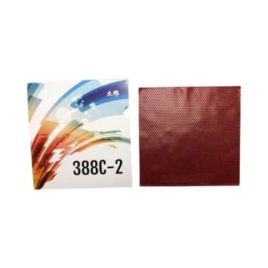 Karet Pingpong Tenis Meja Dawei 388C-2 OX Bintik Pendek Tanpa Sponge Hitam