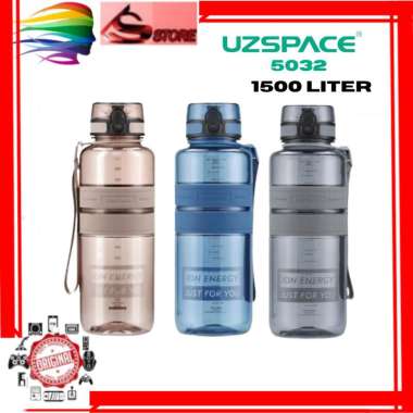 UZSPACE Botol Air Minum Olahraga Sport Running Fitness Outdoor Hiking 5032 Grey