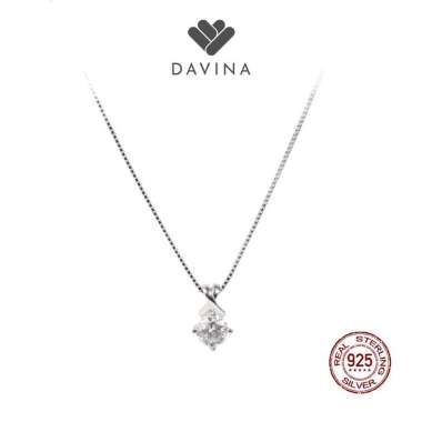 DAVINA Ladies Nayola Necklace Sterling Silver 925 - Kalung Wanita Perak S925 Mata Satu