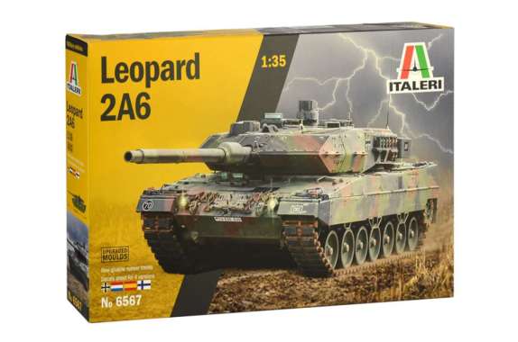 Tank LEOPARD 2A6 Skala 1:35 Italeri