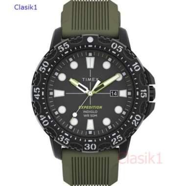 TIMEX TW4B25400 Expedition Gallatin Jam Tangan Pria Green Garansi Resmi 1 Tahun