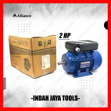ALLIANCE Dinamo Elektro Motor 2 HP 1.5 1 Phase 1410 RPM Electro