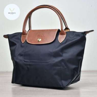 Longchamp Le Pliage Classic Black/Brown Original SSH - 100% Authentic