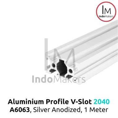 Aluminium Profile / Extrusion A6063 V Slot 2040 Linear Rail Silver