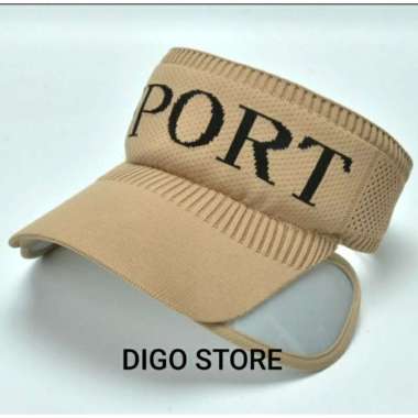 Verish Topi Sport Wings Topi Rajut Topi Tenis Topi Golf Topi Sepeda Impor Khaki