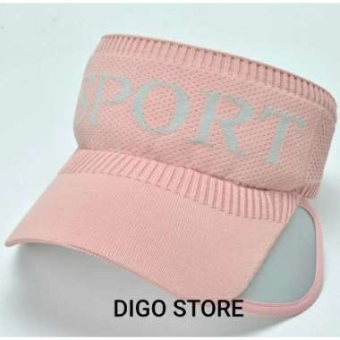 Verish Topi Sport Wings Topi Rajut Topi Tenis Topi Golf Topi Sepeda Impor Peach