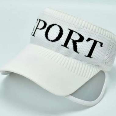 Verish Topi Sport Wings Topi Rajut Topi Tenis Topi Golf Topi Sepeda Impor Putih