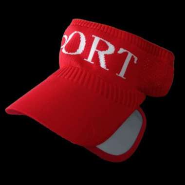 Verish Topi Sport Wings Topi Rajut Topi Tenis Topi Golf Topi Sepeda Impor Merah