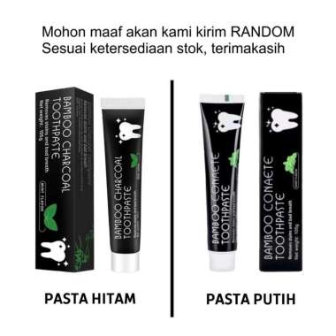 Pasta Gigi Pemutih Charcoal Memutihkan Kuning Gigi Dan Membersihkan Karang Gigi Paling Ampuh Odol Pe
