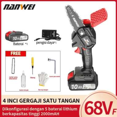 Chainsaw Gergaji Rantai 6 New VF satu baterai