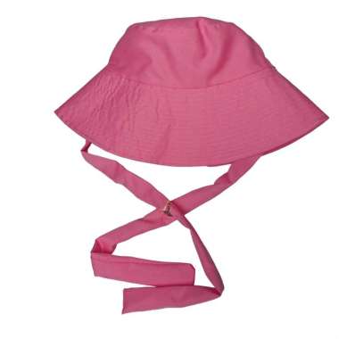 VERISY TOPI BUCKET WIDE BESAR TALI PANJANG / BUCKET SELEBGRAM Baby Pink
