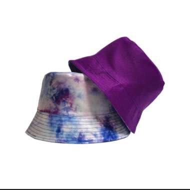 VERISY BUCKET HAT TIE DYE / Bucket Tie Dye Tie Dye dewasa Ungu